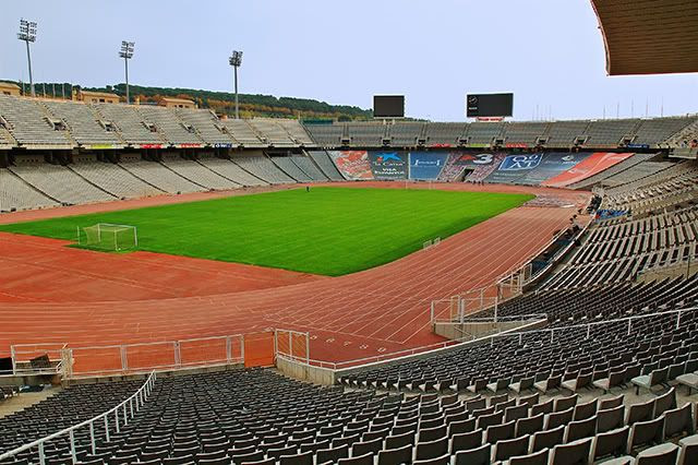 Olympic Stadium on Montjuic Hill: An Inside View [enlarge]