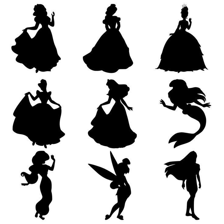 Free Free 202 Belle Disney Princess Silhouette Belle Silhouette Svg SVG PNG EPS DXF File