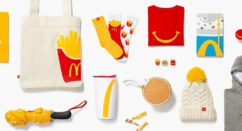 マクドナルドのアイコンがアパレルやグッズに Official Mcdonald S Clothing And Merchandise Mifdesign Antenna