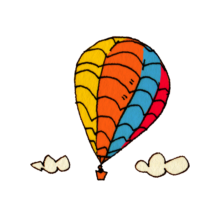 気球のイラスト かわいいフリー素材が無料のイラストレイン