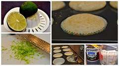 tuscan lime cupcakes collage