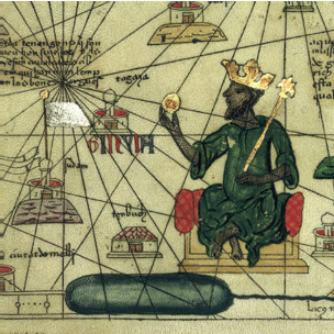 Atlas catalão de 1375 traz ilustração descrevendo Mansu Musa I