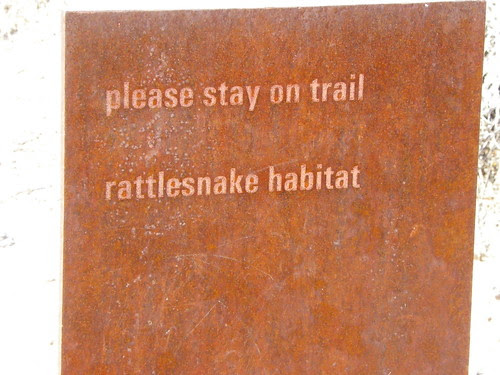 Sign at Deer Valley Rock Art Centre