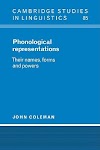 Read E-Book Online Phonological Representations: Their Names, Forms and Powers