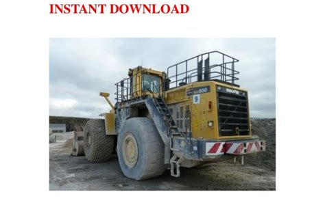 Download komatsu wa800 3 wheel loader service repair workshop manual download sn 50001 and up [PDF DOWNLOAD] PDF