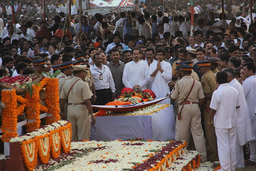 Last Rites Mr Balasaheb Thackeray Shivaji Park by firoze shakir photographerno1