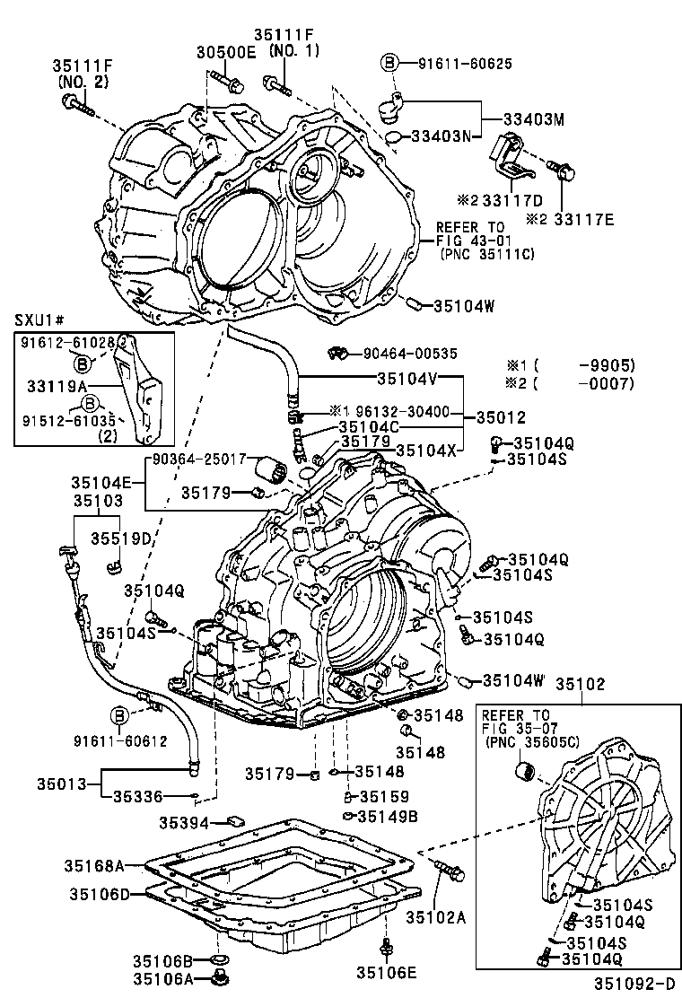 Toyota Harriermcu15w Awpgk Powertrain Chassis Transmission Case Oil Pan Atm Japan Parts Eu