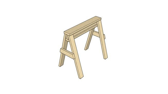 Sawhorse plan Sawhorse Plans Pinterest