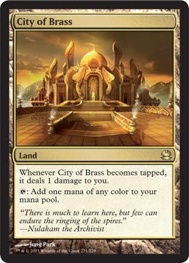 Magic: the Gathering - City of Brass (221/229) - Modern Masters