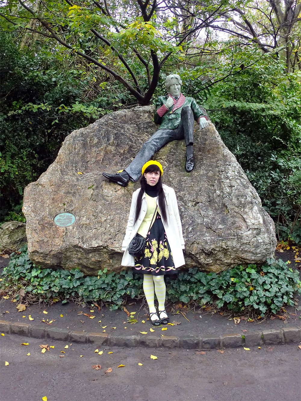 Oscar Wilde Memorial at Merrion Square Park - Dublin, Ireland.
