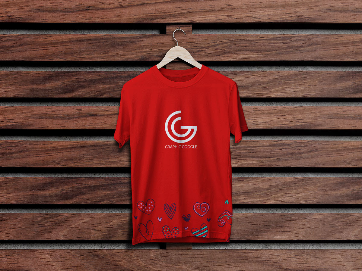 Download Free Hanging T-Shirt Mockup - Graphic Google - Tasty ...