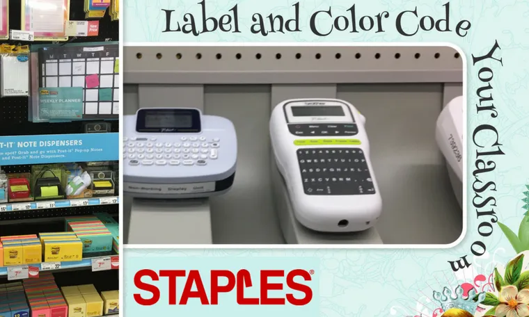 Printed labels and color codes for your classes and subjects will help workflow more easily in your classroom.