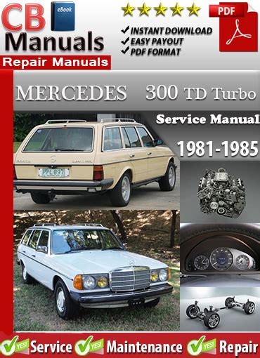 eBook Mercedes 300 Td Turbo 1981 1985 Service Repair Manual
