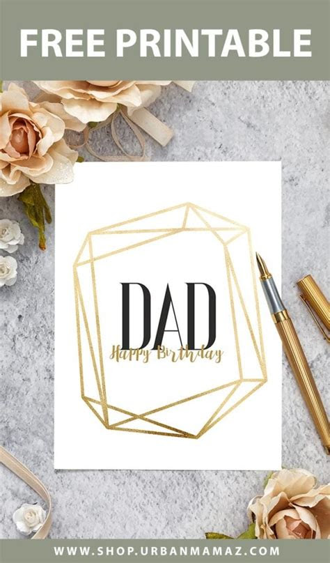  dad happy birthday free printable birthday cards for dad urban