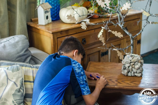 family thanksgiving tree