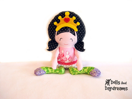 Princess doll sewing pattern