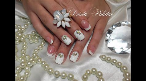 shell manicure  gel  design wedding nails nails