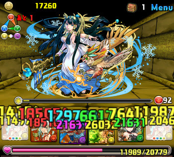 パズル ドラゴンズ パズドラ トト ソティス降臨 星知神 地獄級いけた 2周目でソティスがドロップ