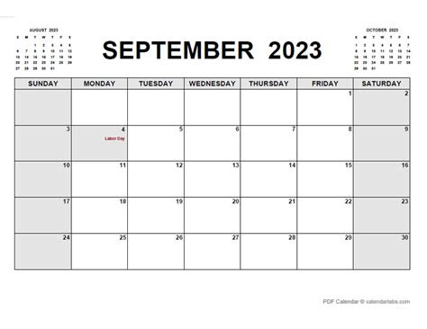 Our september calendars are in.pdf files that can be downloaded and printed . september 2023 calendar calendarlabs