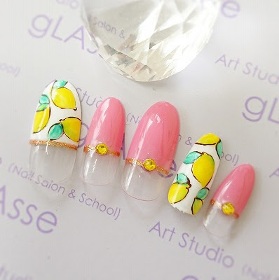 7月のキャンペーンネイル Art Studio Glasse 岡山駅徒歩3分のネイルスクール サロン