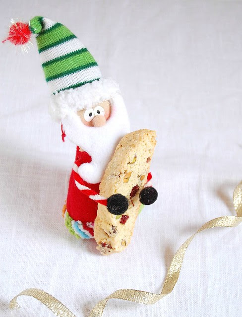 Holiday biscotti / Biscotti de Natal