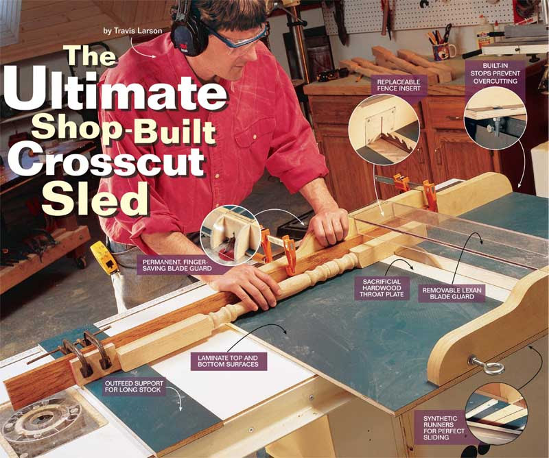 How to Build a Crosscut Sled: Free DIY Crosscut Sled Project