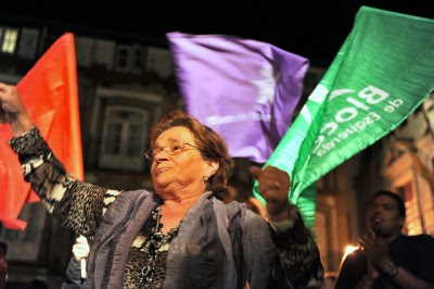 Comício do Bloco em Guimarães - Foto de Paulete Matos