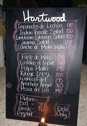 Worth the wait: Hartwood is as close to a night-time scene as Tulum gets