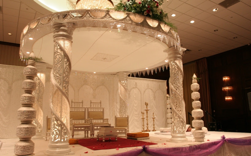 Indian Wedding Decorations, Mandaps, Indian Wedding Decor | Aayojan