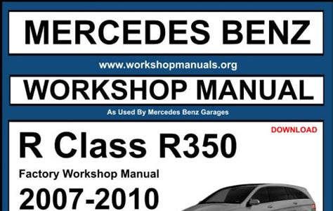Download PDF Online 2006 mercedes benz r class r350 owners manual Free Kindle Books PDF