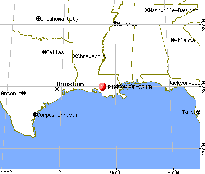 Pierre Part Louisiana Map
