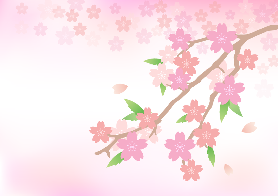 卒業 桜 イラスト