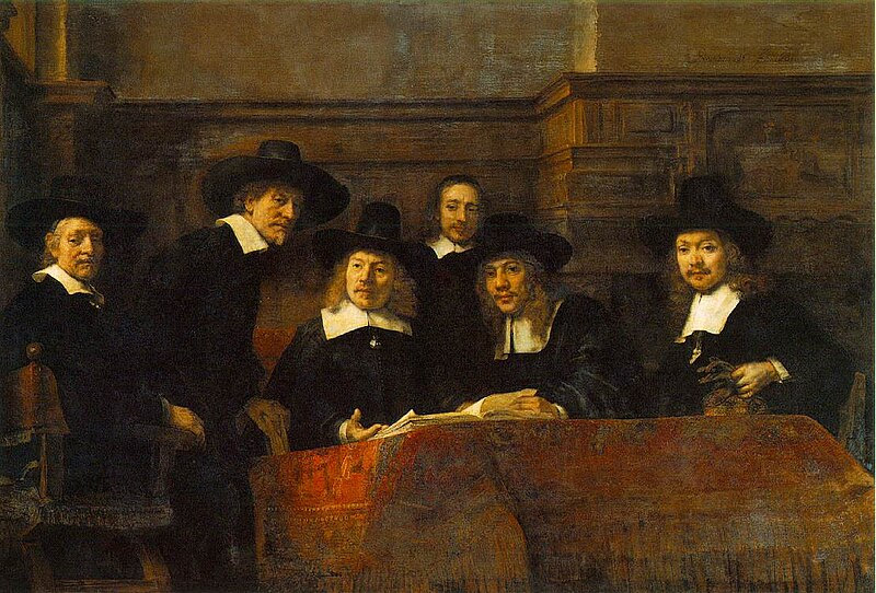 File:Rembrandt - Klesveverlaugets forstandere i Amsterdam.jpg