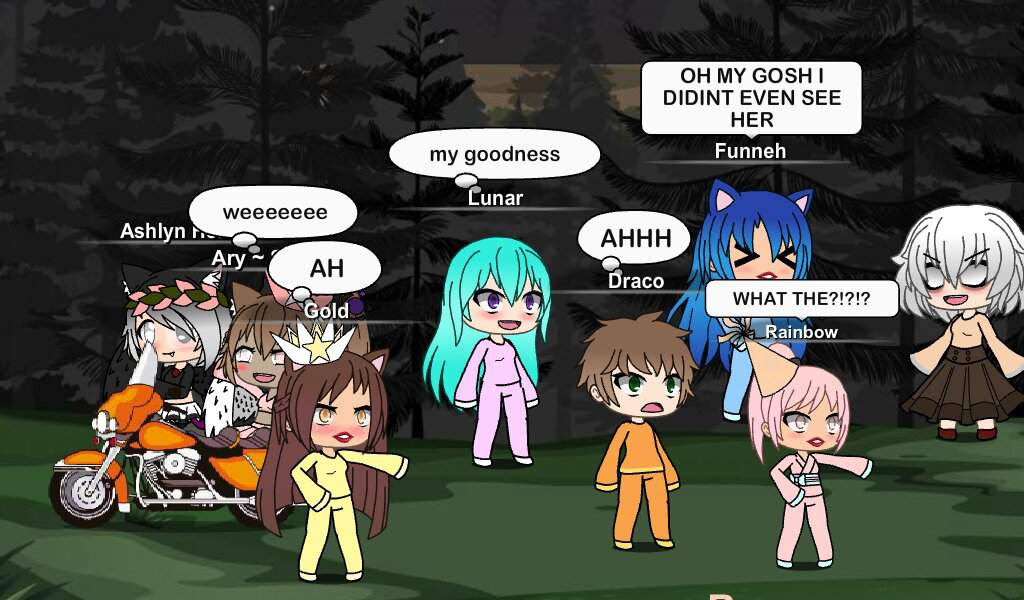 Funneh And Krew Reacting To Le Spoopy Story S In Roblox Itsfunneh Amino - itsfunneh roblox story in roblox