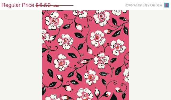CLEARANCE SALE---1 yard---Canterbury in Pink, London, Dena Designs, Free Spirit Fabrics