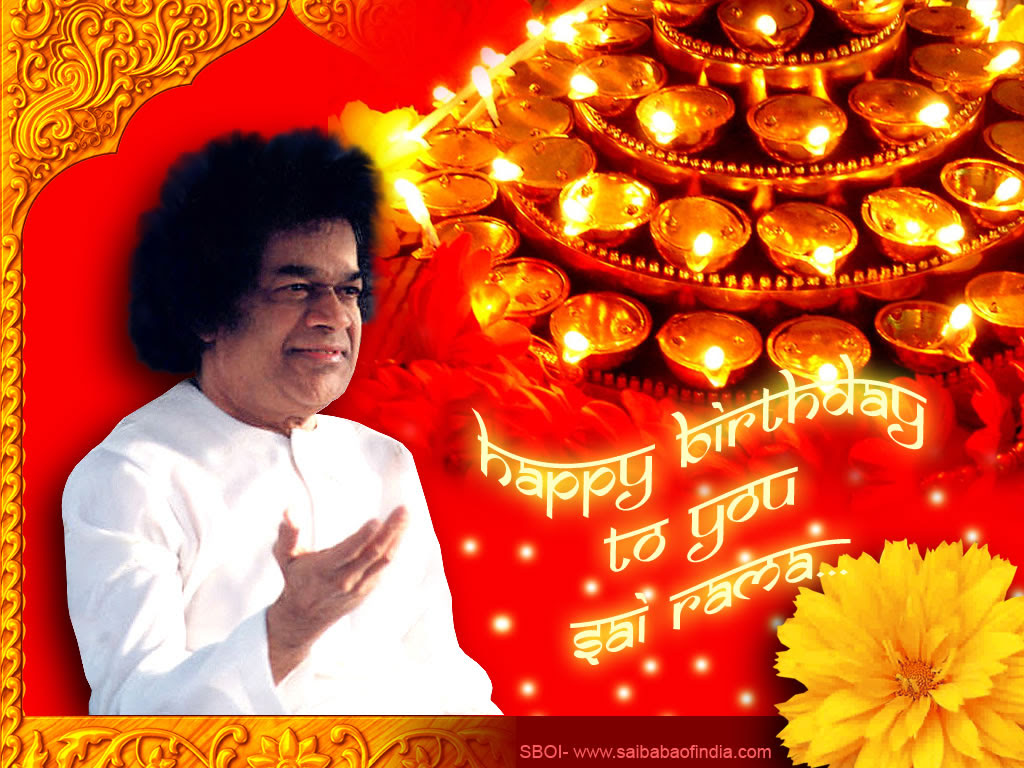 Sai Baba Of India -Wallpapers - Swami's Birthday