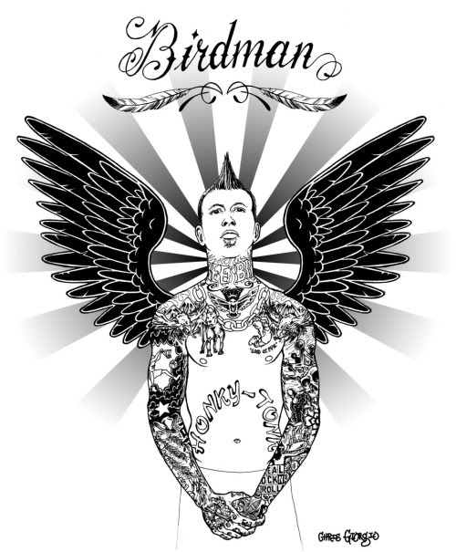 Tagged: Birdman, Chris Andersen, tattoos, .