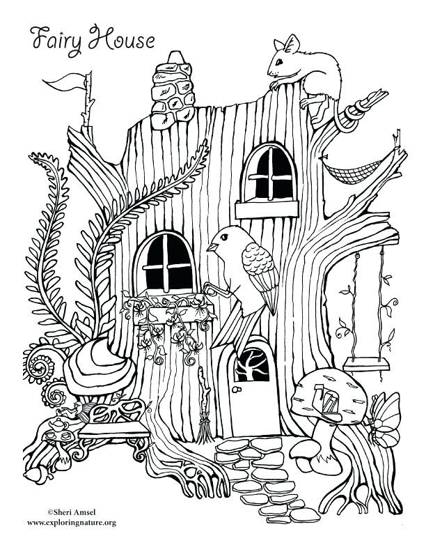 Download Tree House Coloring Pages at GetColorings.com | Free ...