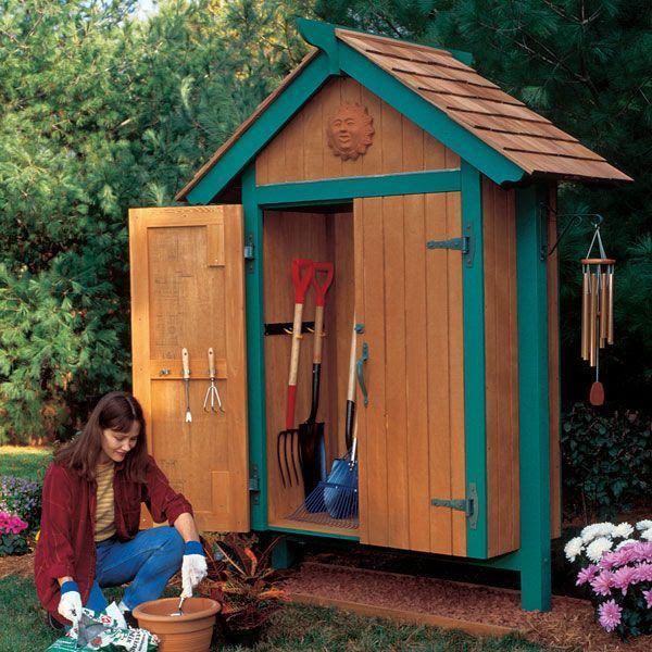 Mini Garden Shed Woodworking Plan | outdoors | Pinterest