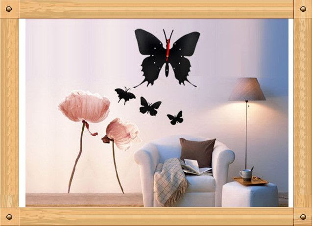 Wholesale Dream Butterfly Wall Clock The stylish simplicity ...