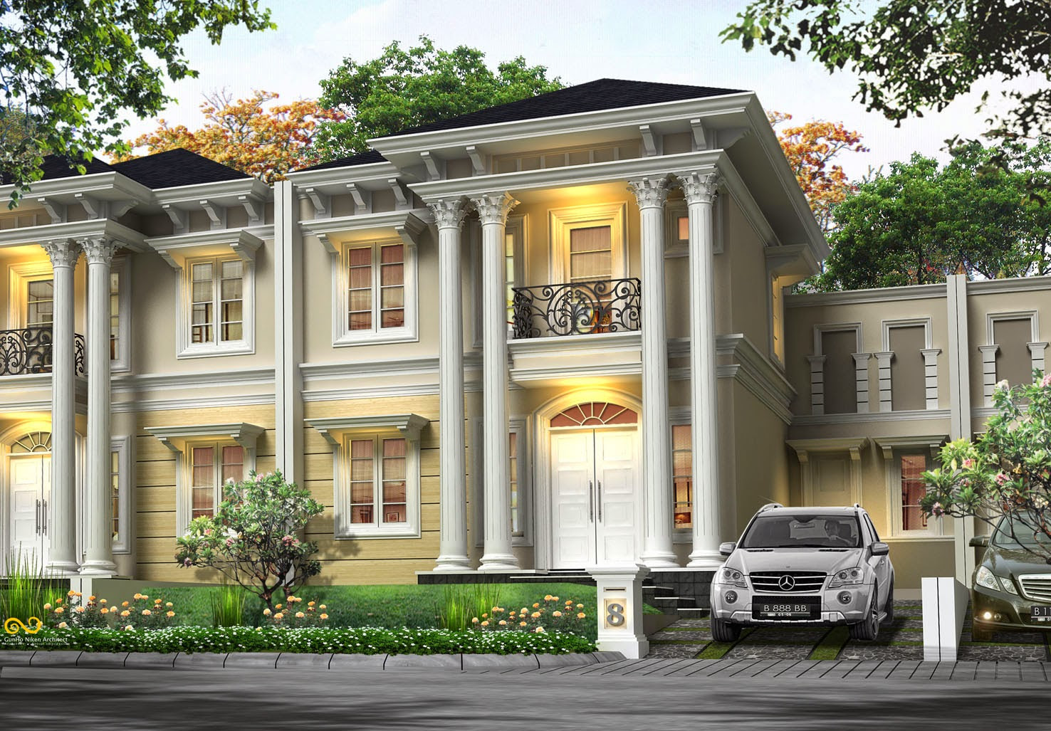 Contoh Desain Rumah Klasik Eropa Minimalis Modern Contoh Desain Rumah Klasik Eropa Minimalis Modern