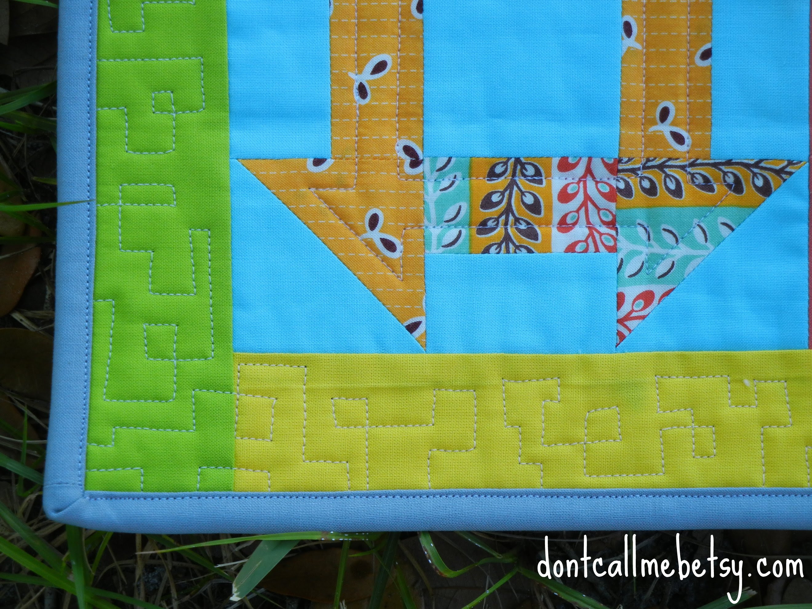 A Dash of Fancy border quilting