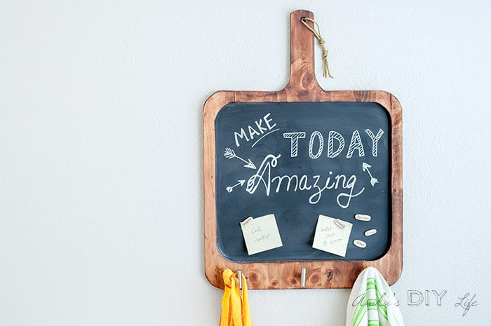 Easy DIY Magnetic Chalkboard | Anika’s DIY Life 