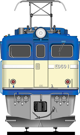 電気機関車 正面
