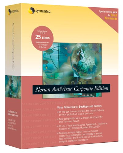 Norton AntiVirus 7.6 Corp Edition SMB & MSE (5-user)