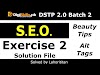 Digiskills SEO Exercise 2 Batch 2 2022 solution file DSTP 2.0 LahoriTitan