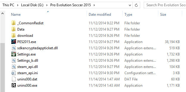 تحميل لعبة Evolution Soccer 2015