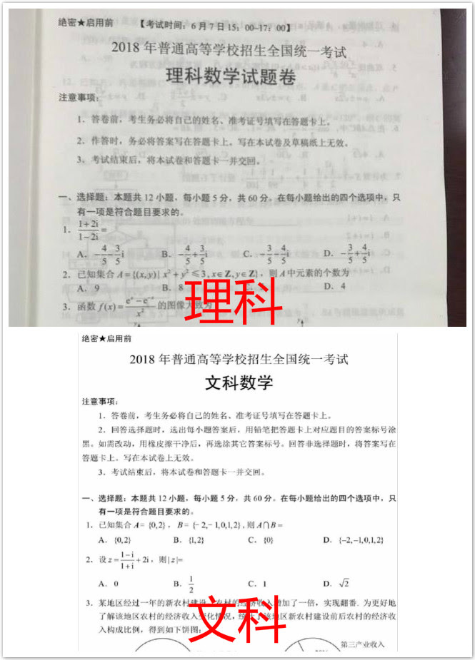 文科vs理科高考数学 差距真大 看到压轴题理科生已哭晕在厕所 看点快报