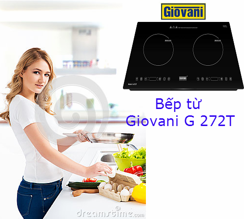 Bếp từ Giovani là dòng bếp nhập khẩu cao cấp của thương hiệu nổi tiếng trên thế giới, hiện nay đã không còn quá xa lạ với người tiêu dùng Việt Nam. Các mẫu bếp từ Giovani nhập khẩu rất đa dạng, mỗi sản phẩm có thiết kế kiểu dáng và tính năng khác nhau nổi bật trong đó là sản phẩm bếp từ Giovani G 272T. Mang nhiều tính năng độc đáo, với thiết kế sang trọng, rất an toàn khi sử dụng, bếp từ Giovani G 272T đang là sản phẩm rất được lòng chị em nội trợ.