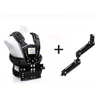 Wieldy Pro 1-7.5kg Steadicam Steadycam Vest + dual Arm Systems for Video Camera DSLR